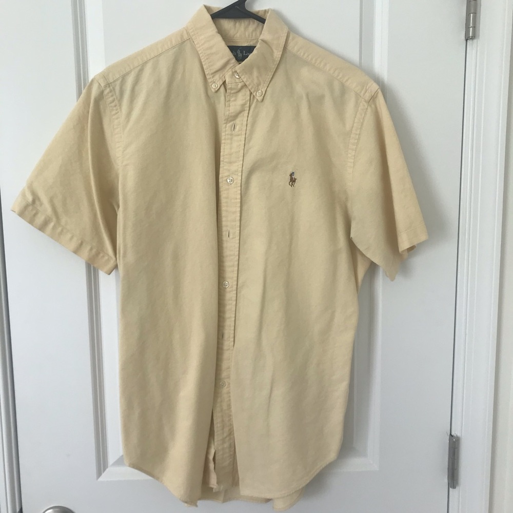 Yellow Polo Ralph Lauren shirt size medium